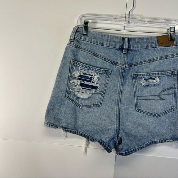 Sz 8 American Eagle Curvy Mom Short comfort stretch waistband - Picture 8 of 15